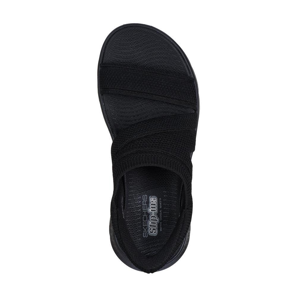 Sandalia Mujer Skechers Slip-ins Go Walk Flex Sandal Enticing Negra 4/5