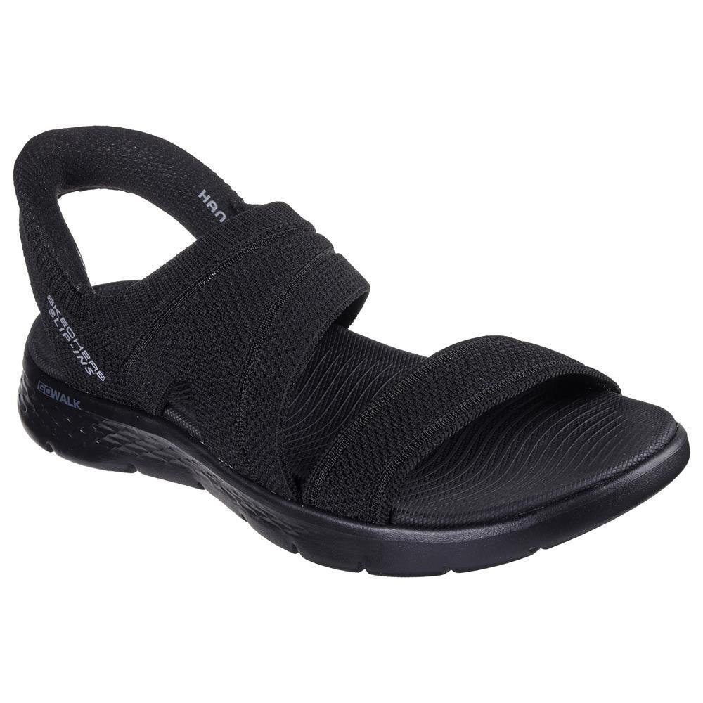 Sandalia Mujer Skechers Slip-ins Go Walk Flex Sandal Enticing Negra 2/5