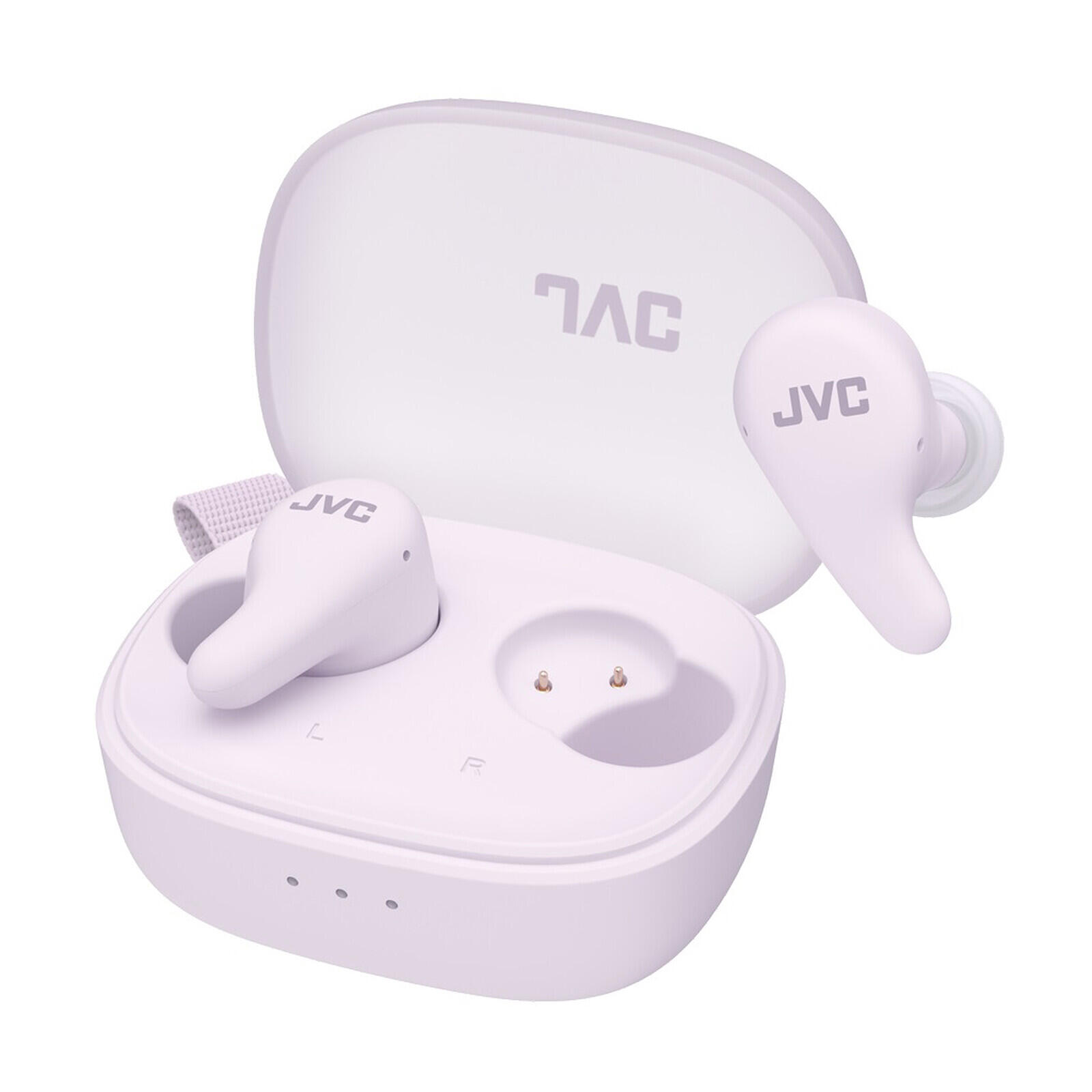 JVC Gumy Premium Wireless Headphones with Noise Cancellation Violet - HA-A30T2-W