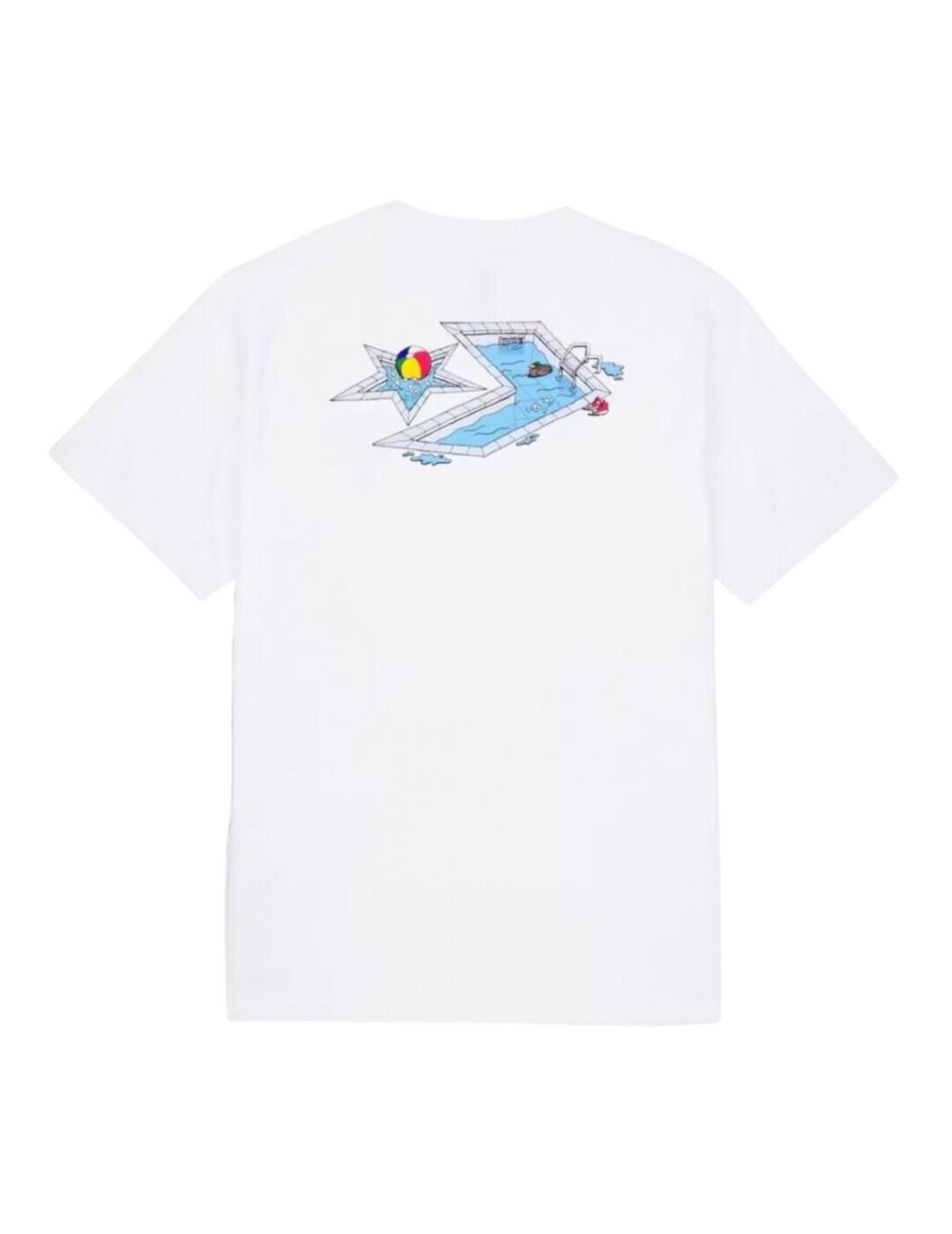 Maillot pour homme Converse Swimming pool Blanc 2/3