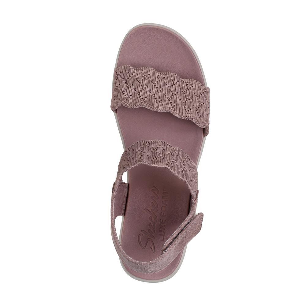 SANDALE FEMME Skechers Arya On The Rise tissu Ajustable VIOLET 4/5