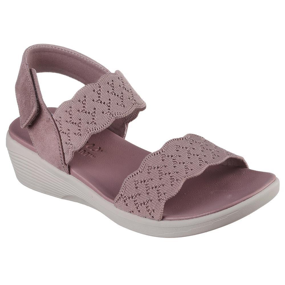 SANDALE FEMME Skechers Arya On The Rise tissu Ajustable VIOLET 2/5