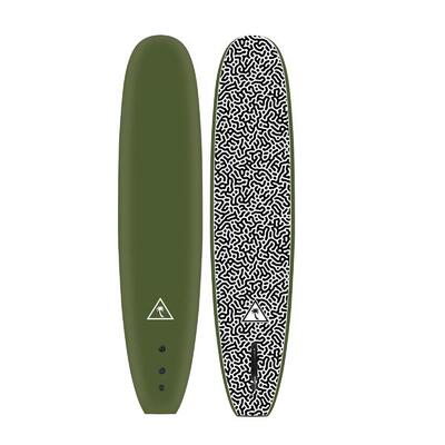 Surfboard Schaumstoff - Heritage 8'6" Single Fin - Military Green