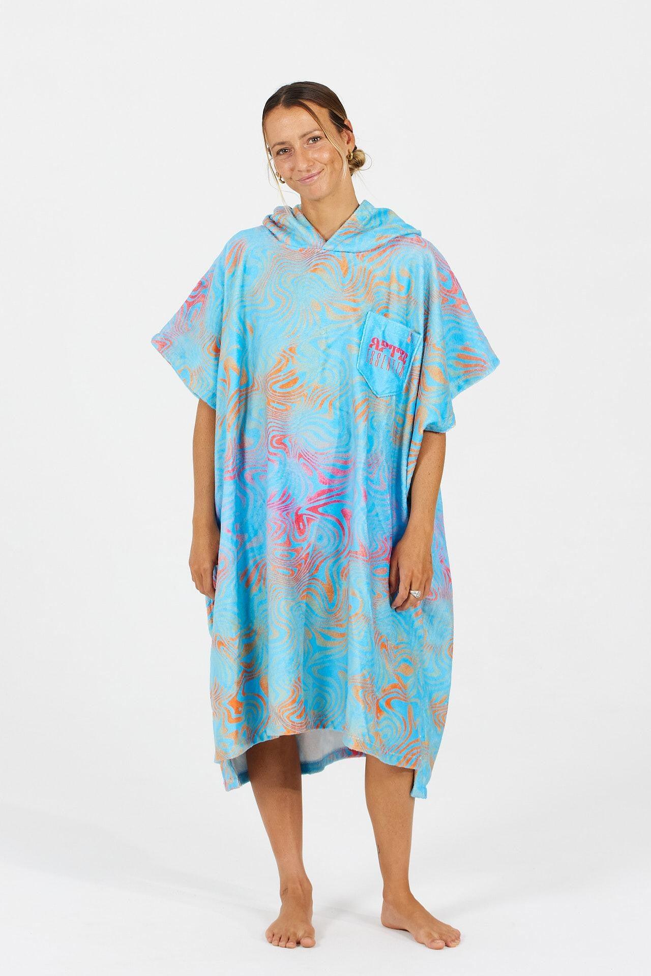 AFTER ESSENTIALS Surfponcho voor volwassenen - Brain Series - Psyche