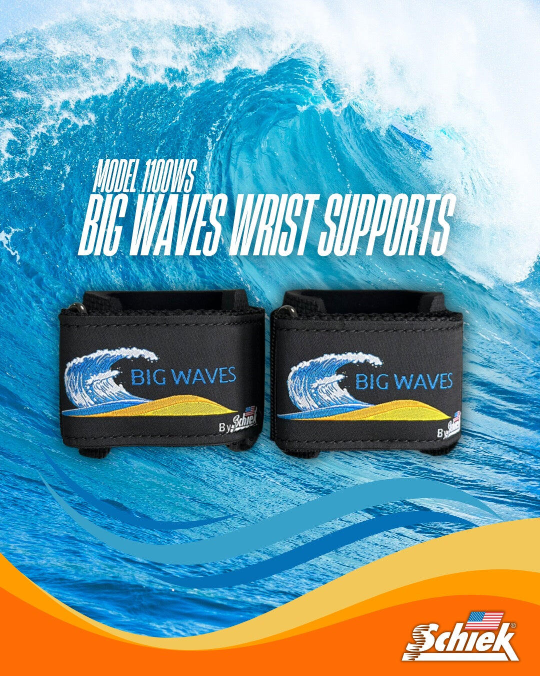Handgelenkstützen Model 1100WS "Big Waves" 6/7