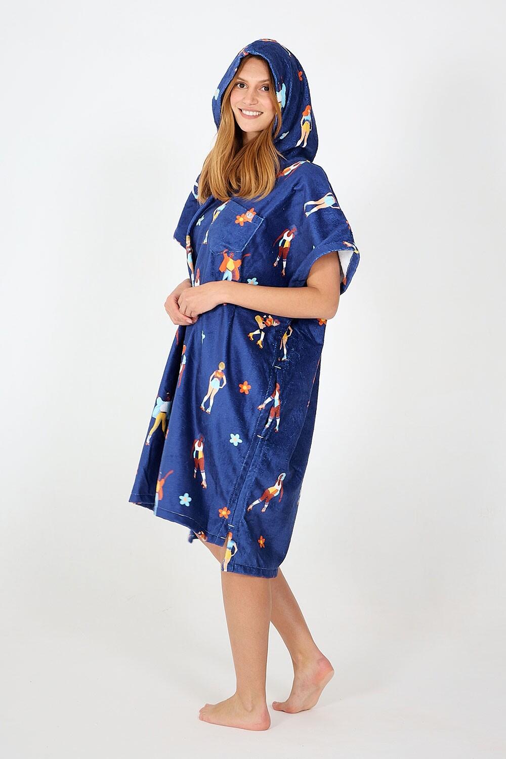 Surfponcho voor volwassenen - Quad - Night 2/4