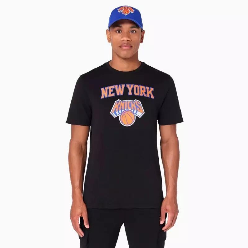 T-Shirt NBA New York Knicks New Era Noir 3/5
