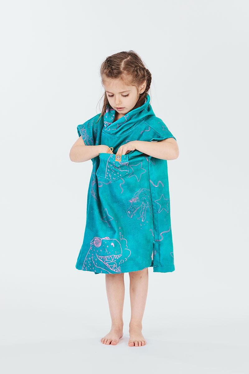 AFTER ESSENTIALS Surf Poncho Kinder (Babies : 18 months - 4 years) - Dino