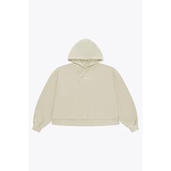 Sweat à capuche court Osaka pour femme | Gris chaud