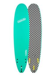 Planche de surf en mousse - Log - 8'0'' - Turquoise/Checkers