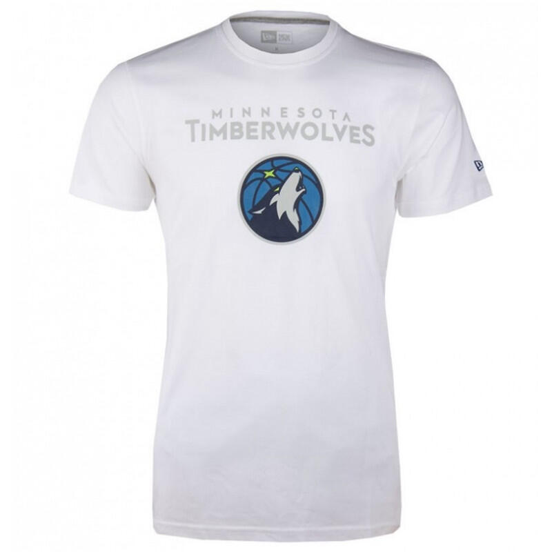 T-Shirt NBA Minnesota Timberwolves New Era Blanc 2/5
