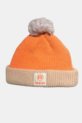 Skimuts pom pom voor kinderen - coral