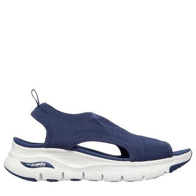 Sandalia Ergonomica Mujer Skechers Arch Fit City Catch Azul