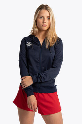 Osaka Damen Trainings-Kapuzenpullover mit Reißverschluss | Marine