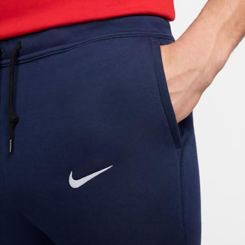 Nike Heren PSG Tech Fleece Joggingbroek, Marineblauw/Wit, M 5/7
