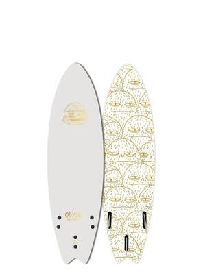 Surfboard Schaumstoff - Odysea 5.6 Skipper Thruster X Evan Rossell (White 21)
