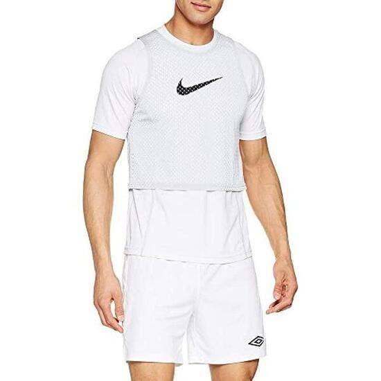 T-shirt d'entraînement Nike pour homme - Mesh respirant en blanc/noir