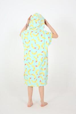 Surf Poncho Kinder (Toddler : 4-8 years) - Banana Stain