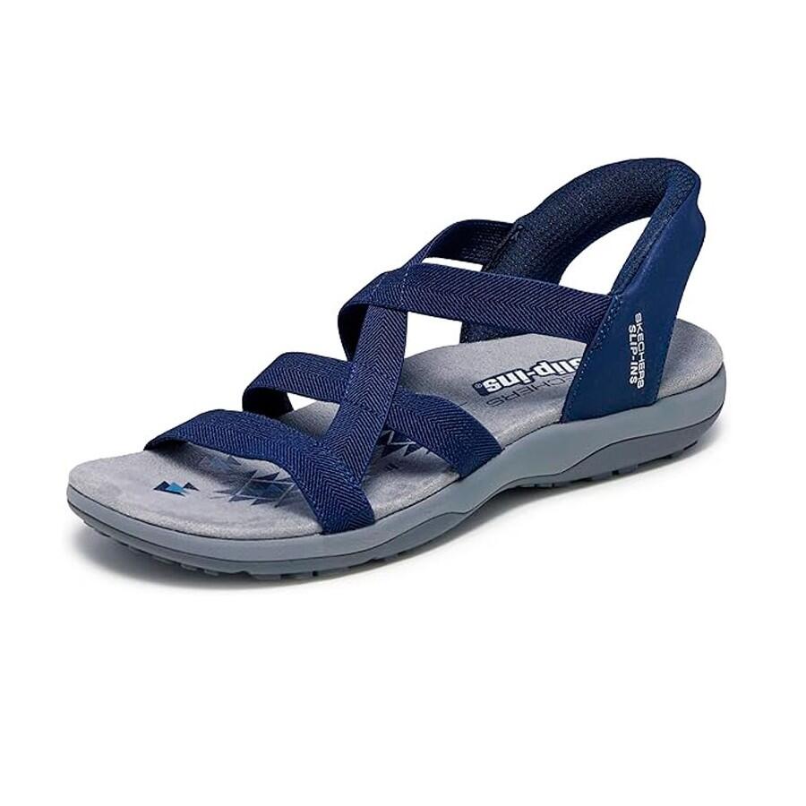 Sandalias Mujer Skechers Reggae Slim Azul 4/5