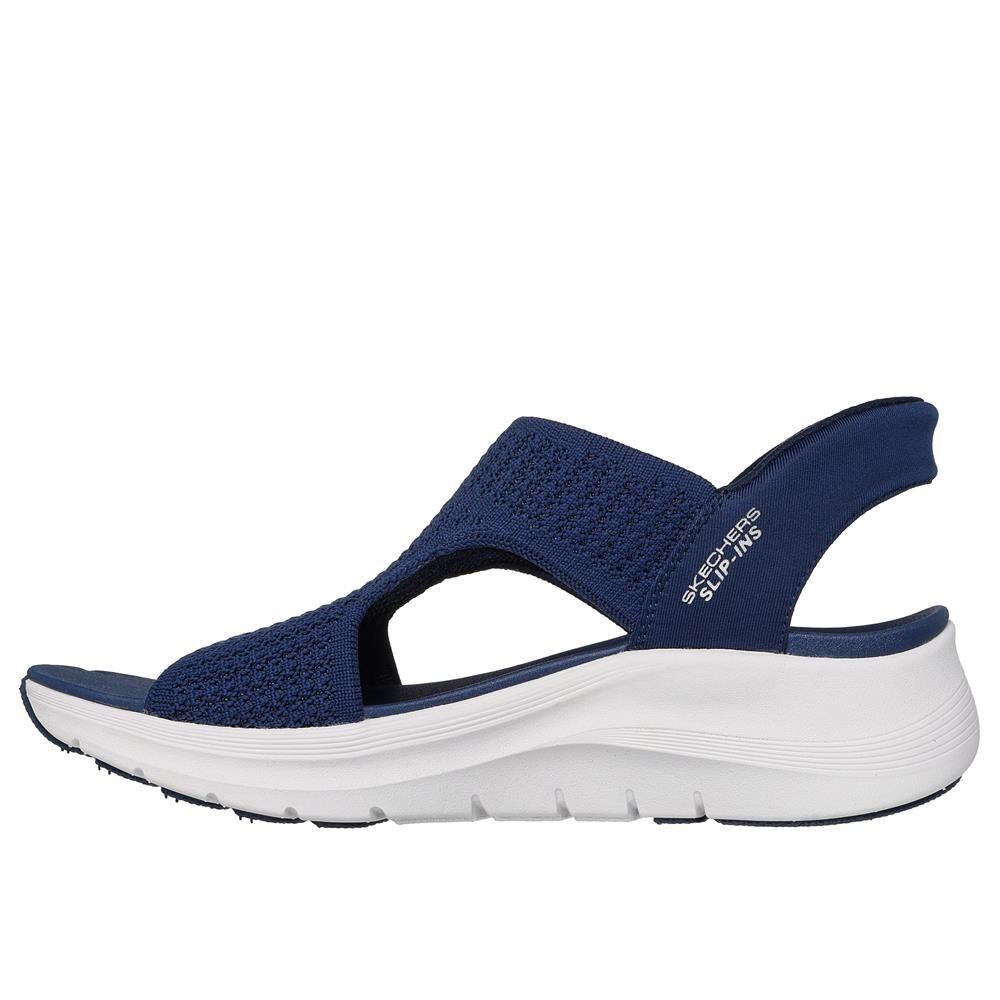 SANDALE FEMME Skechers Slip-ins Arch Fit 2.0 tissu BLEU 5/5