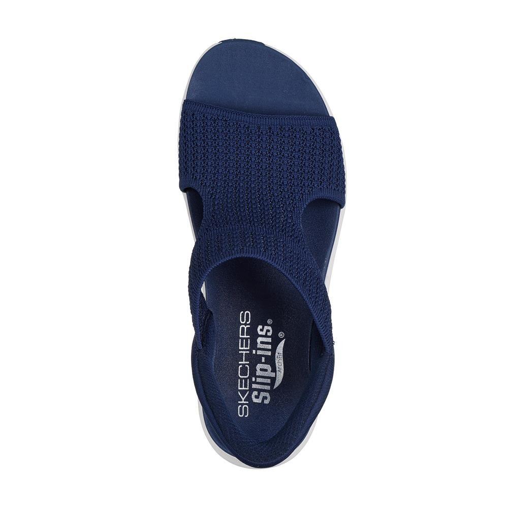 SANDALE FEMME Skechers Slip-ins Arch Fit 2.0 tissu BLEU 4/5