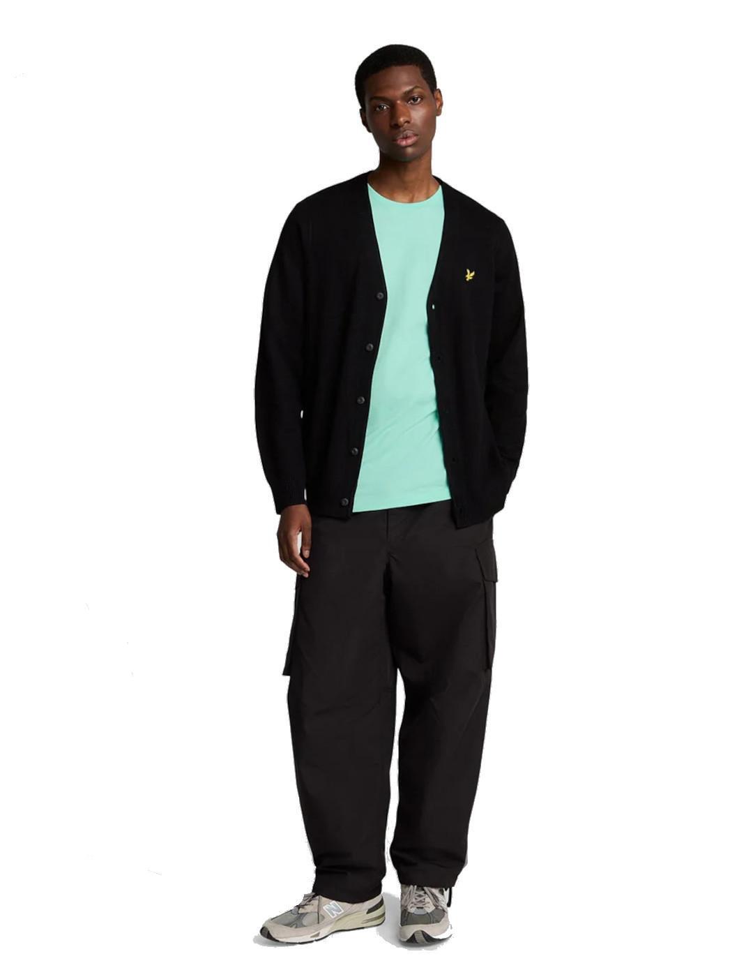 Maillot pour homme Lyle & Scott uni bleu 4/5