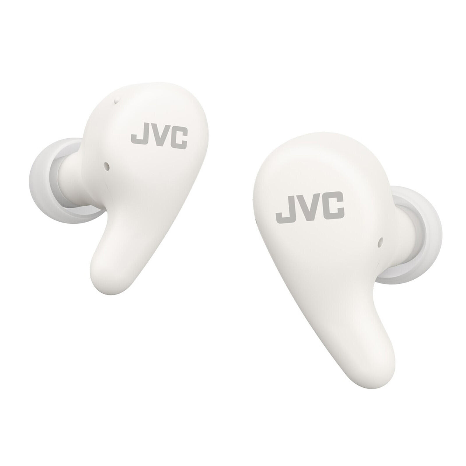 JVC Gumy Premium Wireless Headphones with Noise Cancellation White - HA-A23T-W