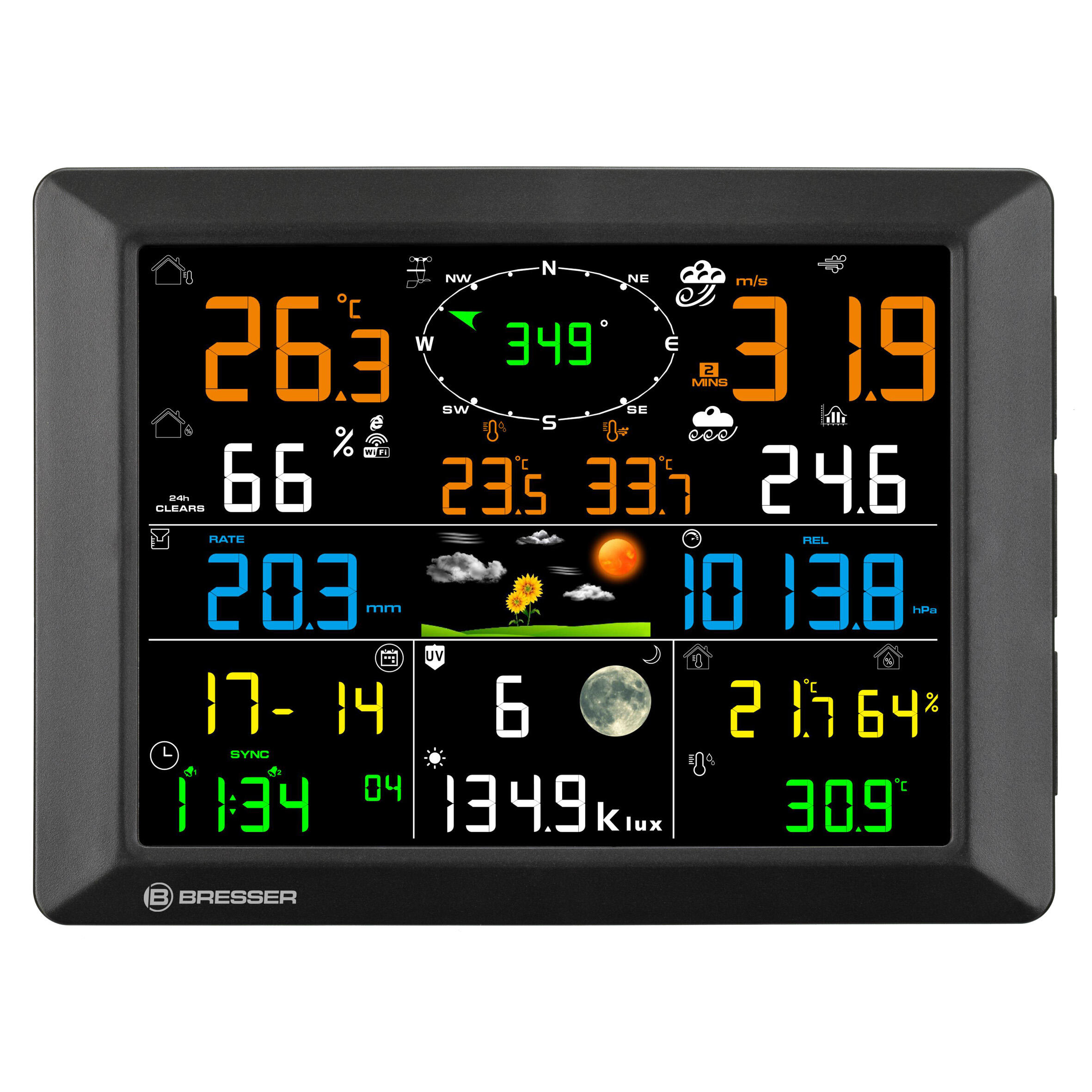 BRESSER 7-en-1 Estación Meteorológica Profesional LoRa Terral