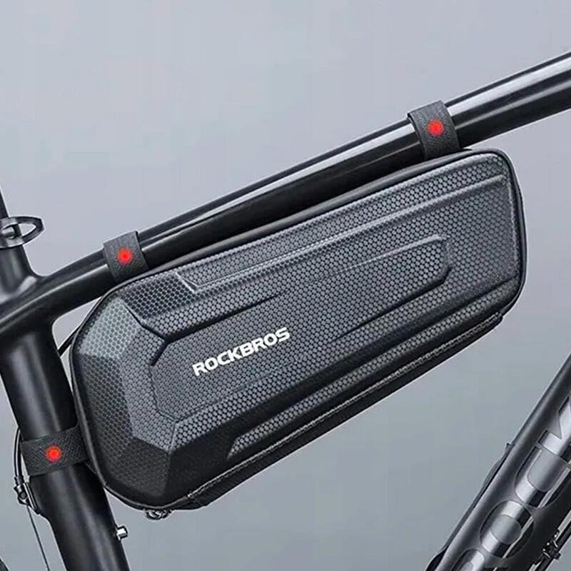 Geantă de cadru biciclete oraș impermeabilă organizare B67 negru