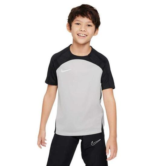 Maglia Nike Dri-FIT Strike III per Bambini in Grigio/Nero