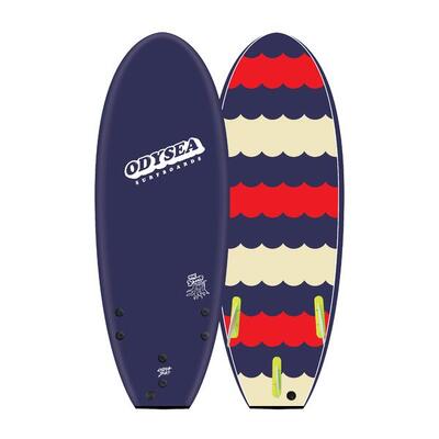 Surfboard Schaumstoff - Stump - Thruster - 5'0" - Midnight Blue/Scallops