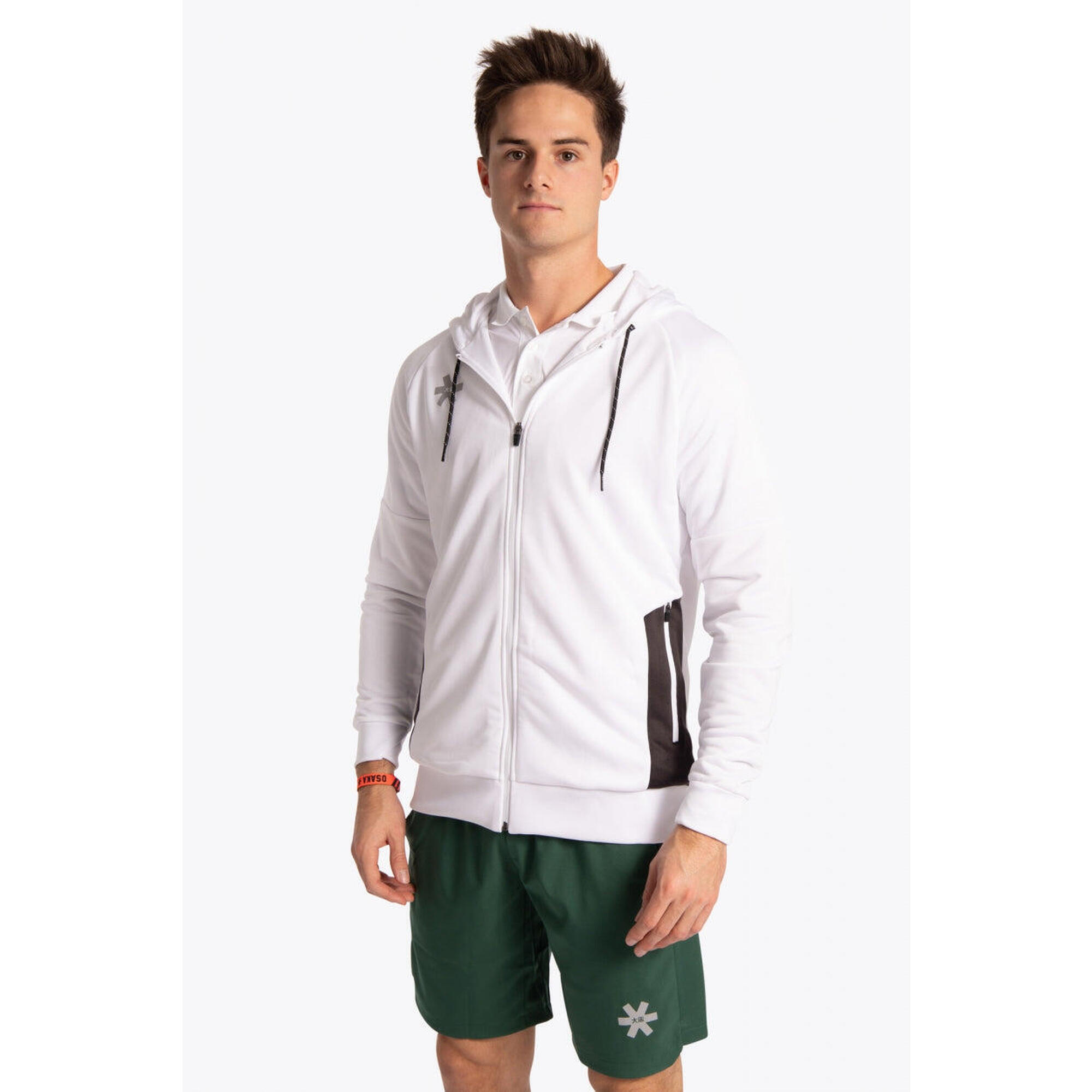 Osaka - Sweat À Capuche Zippé D'Entraînement Osaka Pour Hommes | Blanc - Sweat-shirt - Blanc - Decathlon