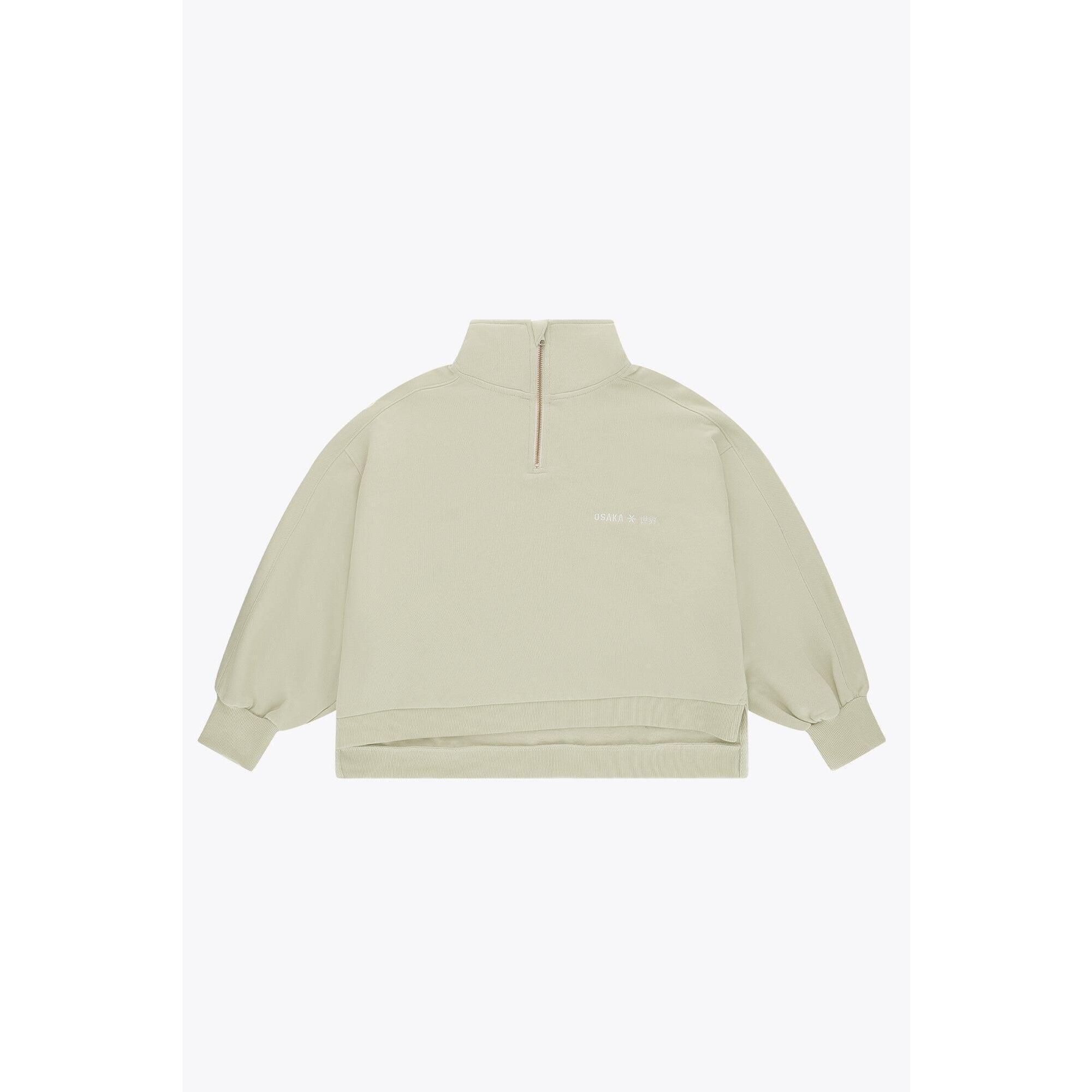 Osaka - Pull Court Demi-zippé Osaka Pour Femme | Gris Chaud - Survêtement - Jaune - 42 M/l - Decathlon