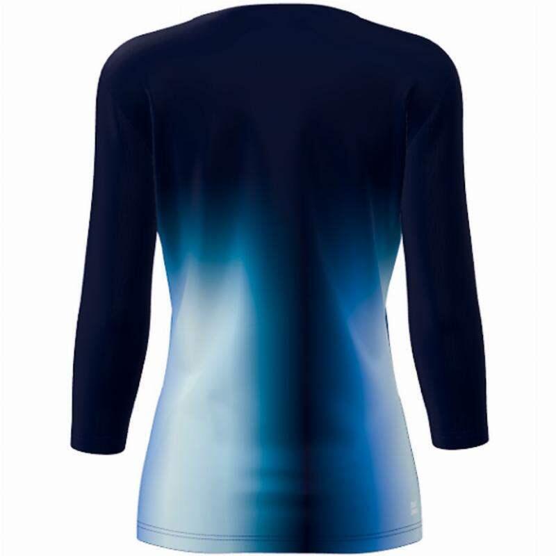 Camiseta Bidi Badu Spectrum V-Neck Aqua Azul Oscuro Mujer 4/5