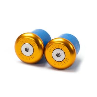 Nitto ec-01 stuureinden – goud geanodiseerd aluminium – 23,8 mm