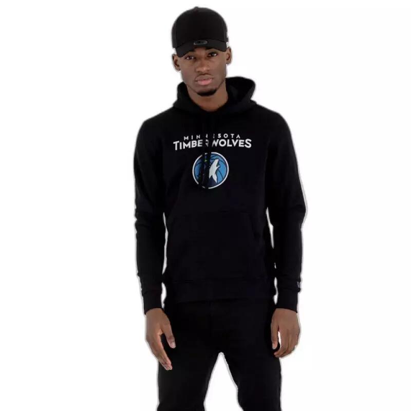 Sweat à Capuche NBA Minnesota Timberwolves New Era Team logo Noir 3/6