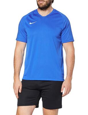 Nike heren dry strike jersey ss - koninklijk blauwe prestatie t-shirt