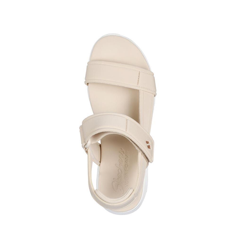 SANDALE Camara Aire FEMME Skechers Uno Sandal tissu BEIGE 5/5