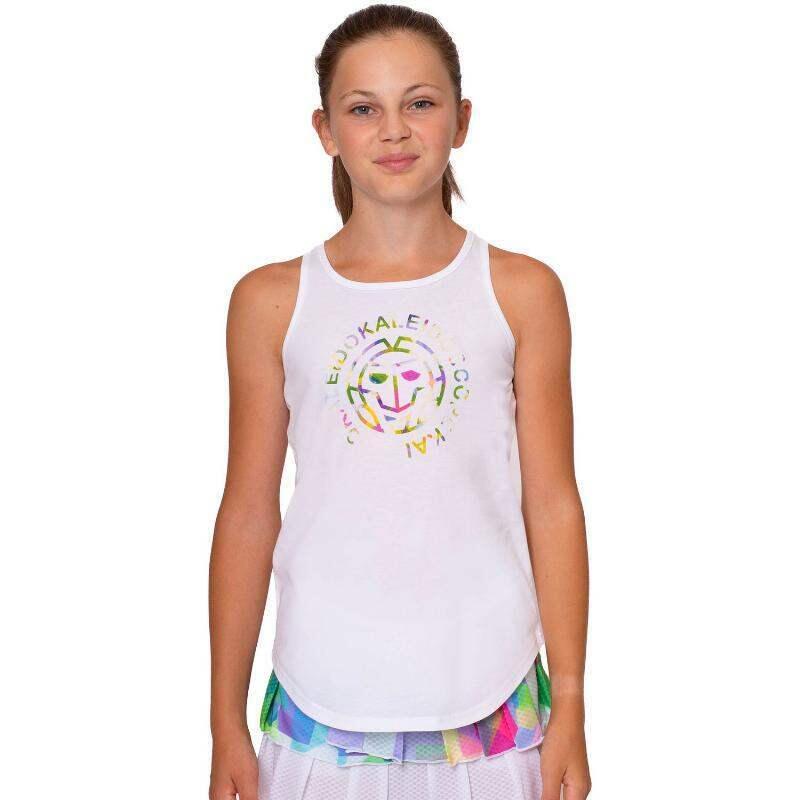 Camiseta Júnior Bidi Badu Kaleido Chill White Mix 3/5