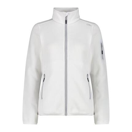 CMP KNITTED MELANGE FLEECE JACKE für Damen, Knit-Tech, Isolierend BIANCO 48