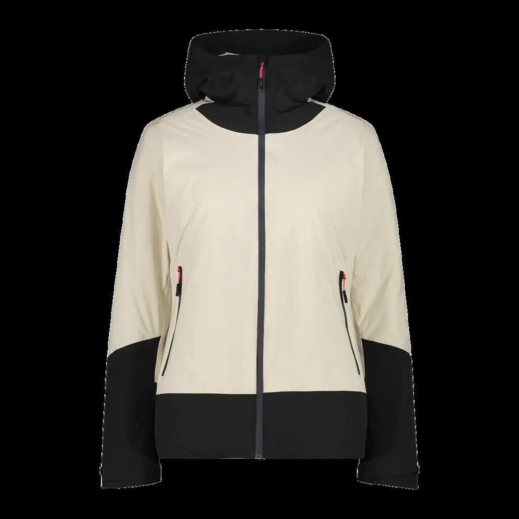 Women's ski jacket with fixed hood CMP