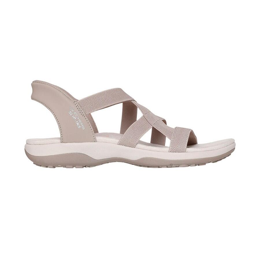 SANDALE FEMME Skechers Slip-ins Reggae Slim Stretch Flex GRIS 3/5