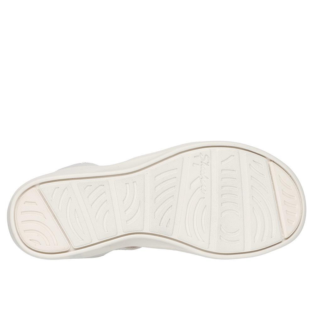 SANDALE FEMME Skechers Slip-ins Arya Cooling Off tissu BLANC 3/5