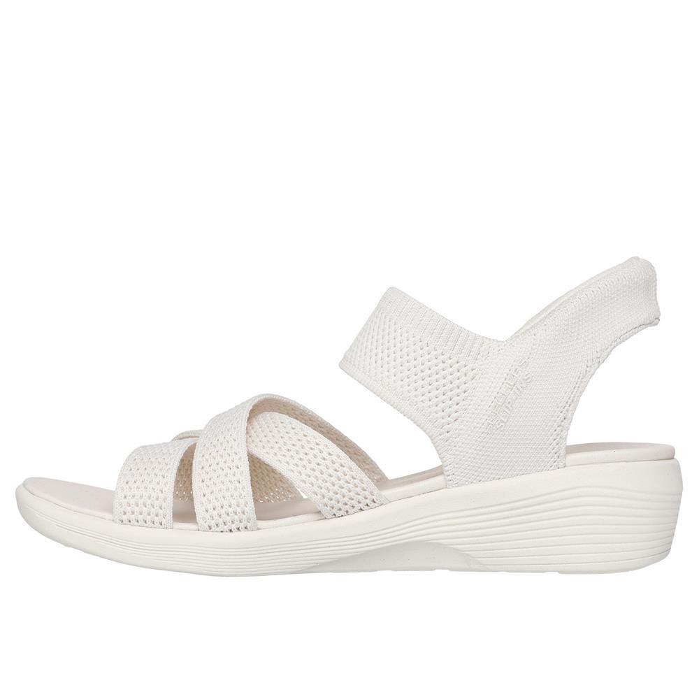SANDALE FEMME Skechers Slip-ins Arya Cooling Off tissu BLANC 5/5