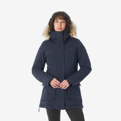 Seconde vie - Parka de randonnée -20°C imperméable femme, NH900 bleu - TRÈS BON