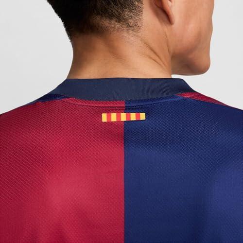 Maglietta Nike FC Barcelona Uomo in Blu Royal e Rosso Nobile, Taglia S 5/6