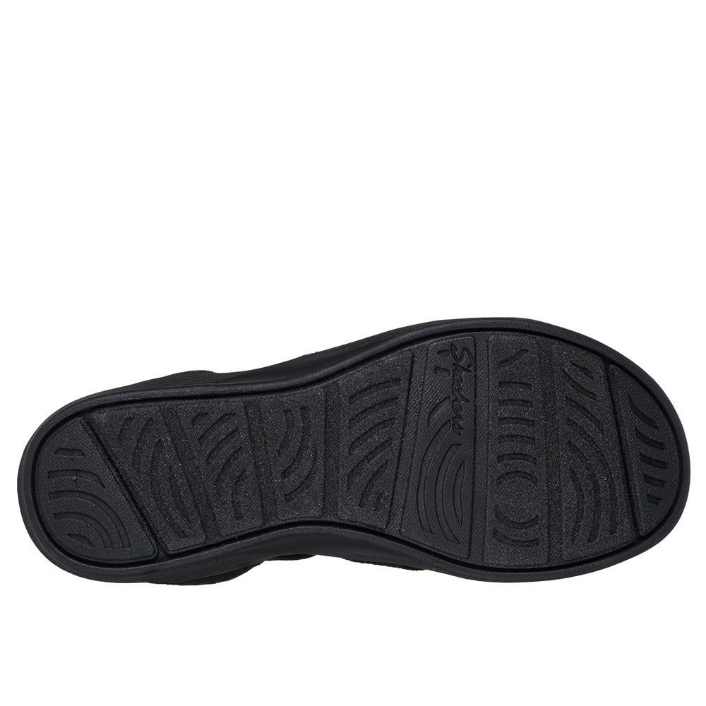 Sandalia Mujer Skechers Slip-ins Arya - Cooling Off Tejido Negro 3/5