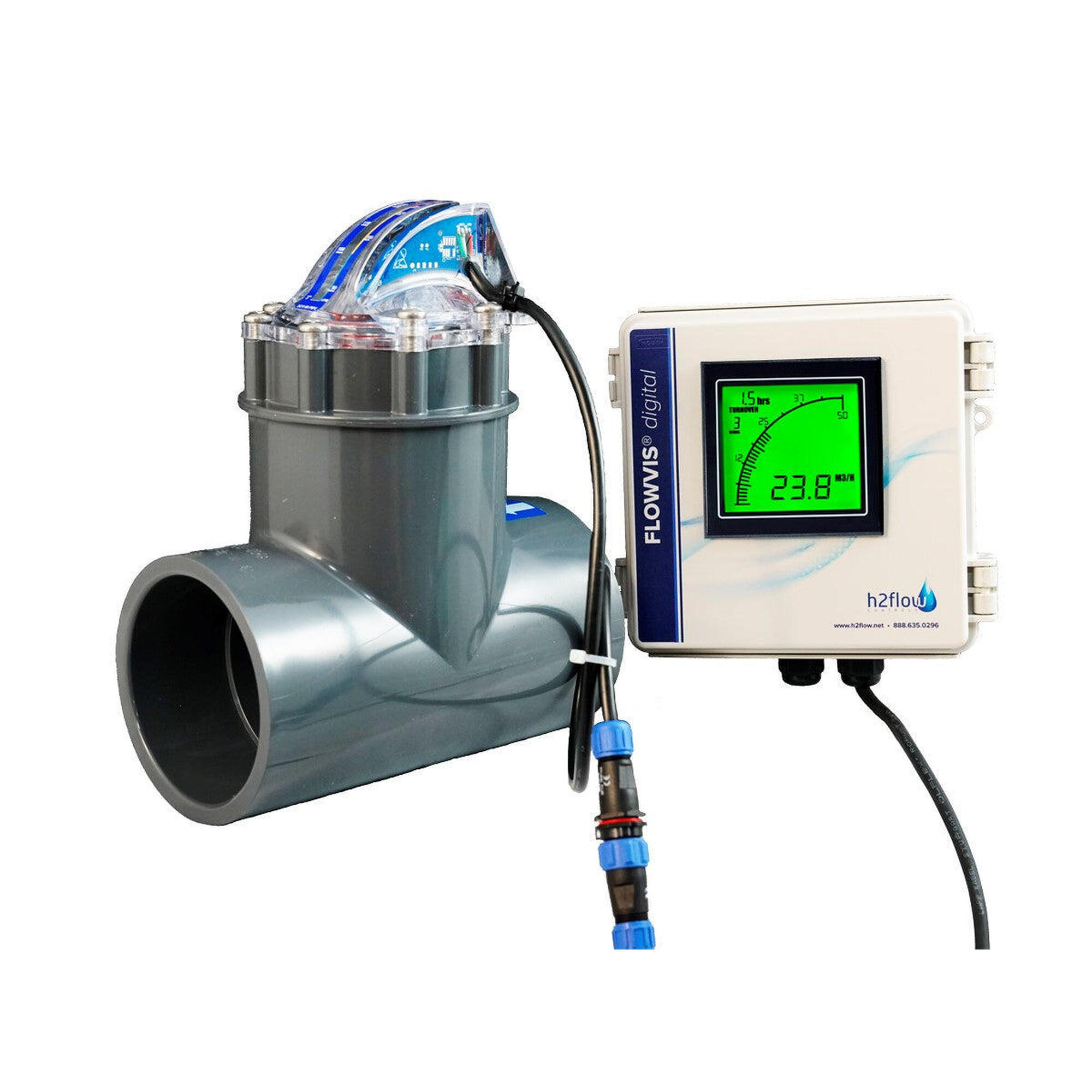 Ppg - Débitmètre Flowvis®️ Numérique Ø63 Mm - Pompe Piscine - No Size - Decathlon