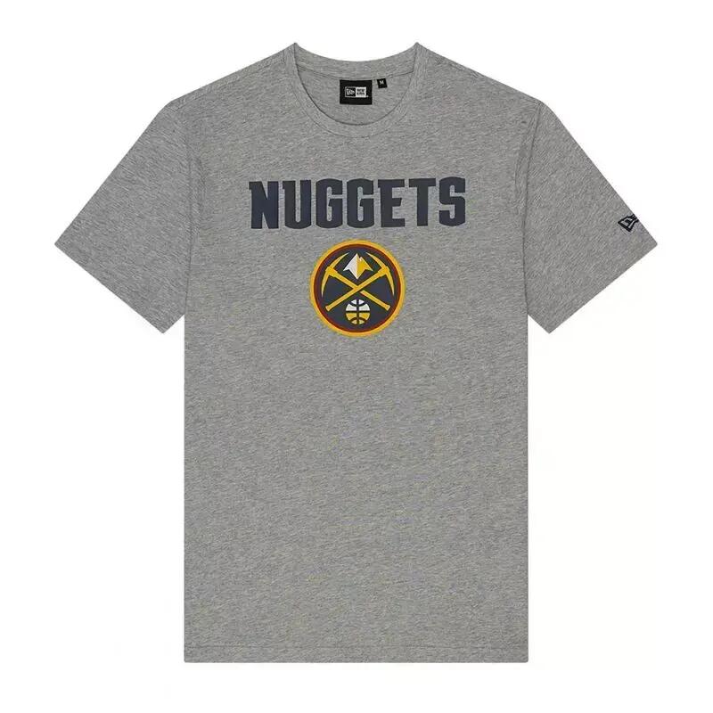 T-Shirt NBA Denver Nuggets New Era Team logo Gris
