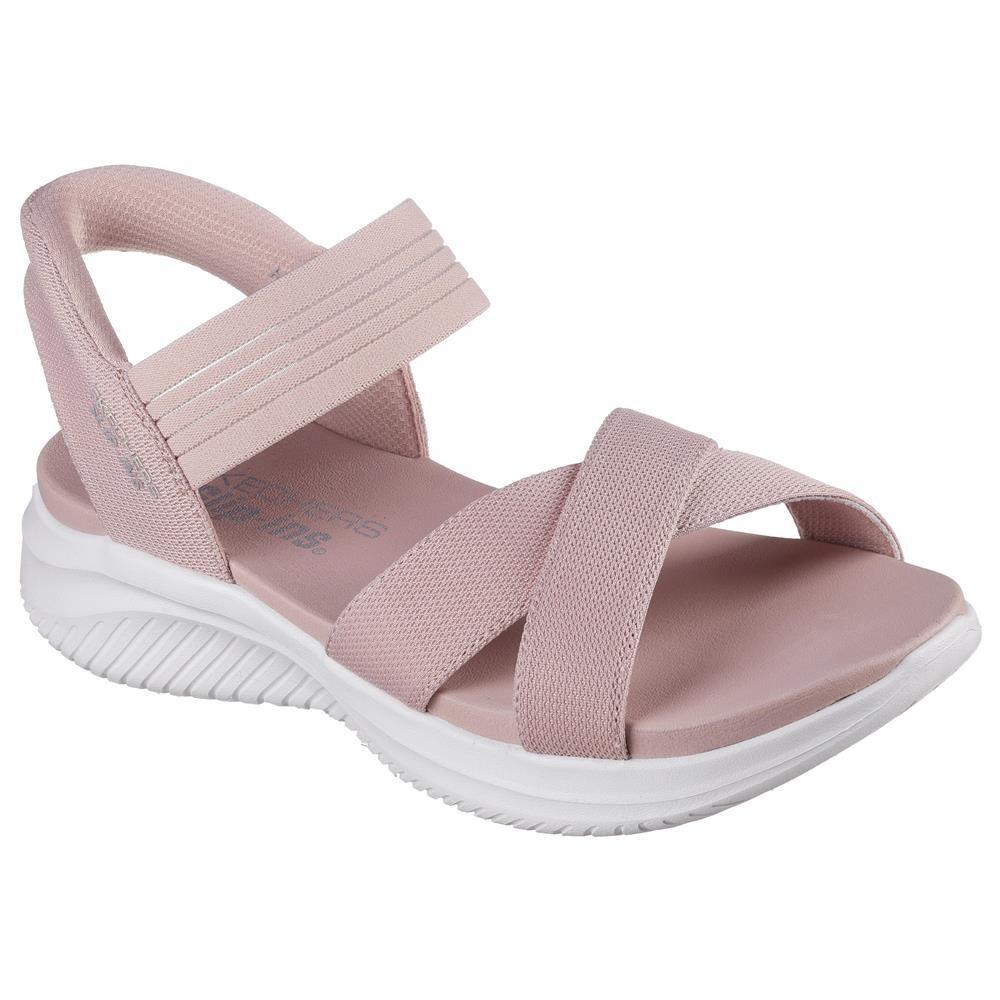 Sandalia Mujer Skechers Slip-ins Ultra Flex Never Better Rosa 2/5